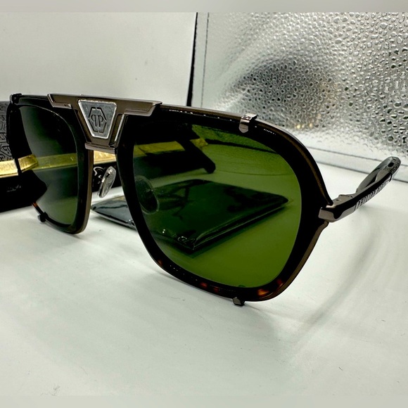 Philipp Plein Accessories - Phillip Plein SPP010 COL.584Y‼️Size 55-23-145 Plein Signature ‼️